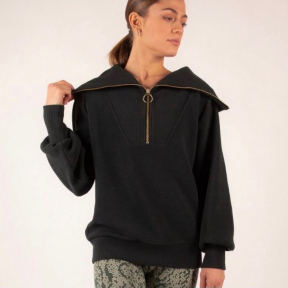 Varley Vine Half Zip Sweatshirt Small black